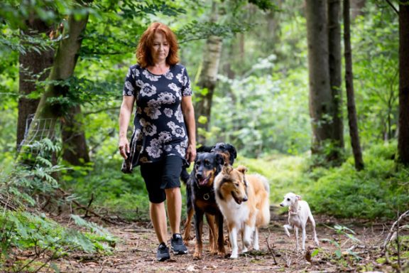 Katja Herschke und ihre Hunde
